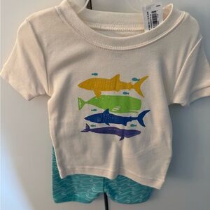Old Navy Kids Shark Graphic Tee - White